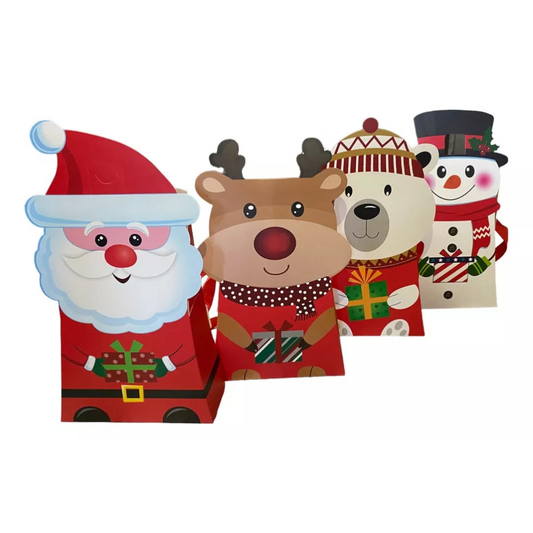 PAck 12 Cajas de Regalo Navidad (18*8*26 cm)