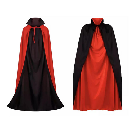 Capa Dracula Reversible Halloween (140 cm)