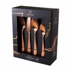 Set 24 Cubiertos Bronce Krons
