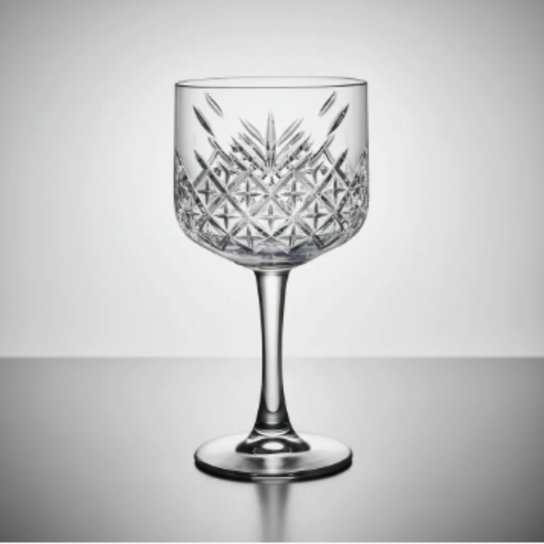 Set 6 Copa Vintage Tallada Limartur 463 Ml Elegante