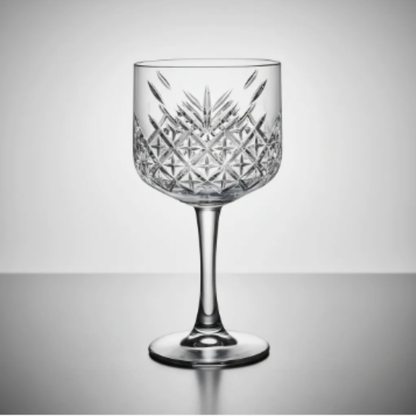 Set 6 Copa Vintage Tallada Limartur 463 Ml Elegante