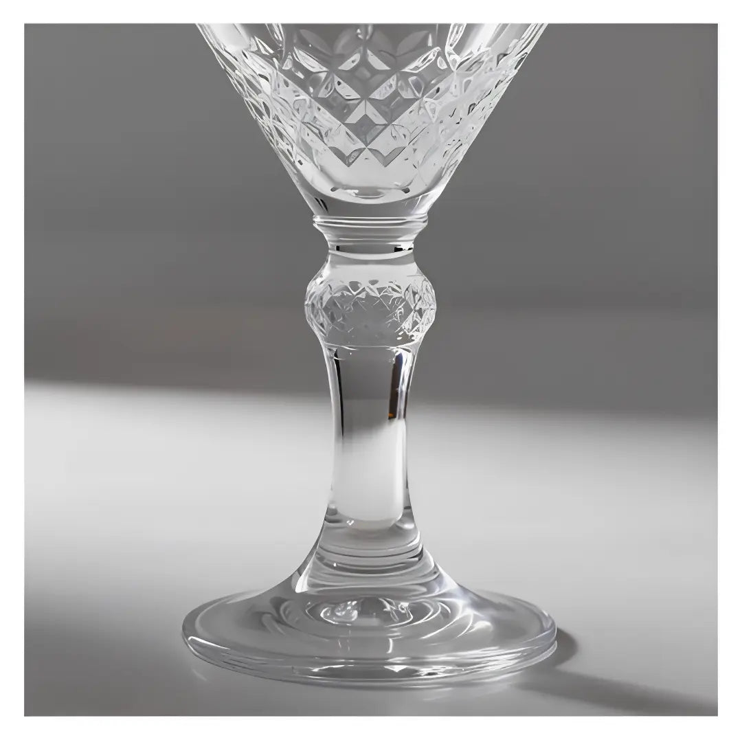 Copas Martini Labradas 240ml Vidrio Tallado 