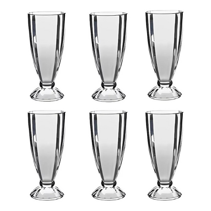 Set de 6 Copas de Helado Milkshake Allegra 360 ml Altus