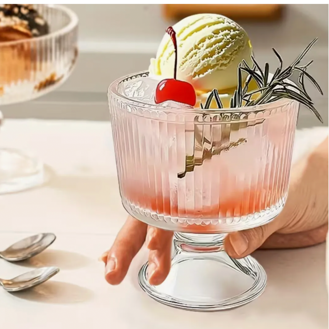 Set 6 Copas Para Helados Postre Deli Glass 300 Ml