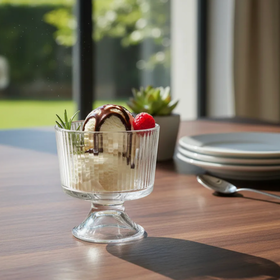 Set 6 Copas Para Helados Postre Deli Glass 300 Ml
