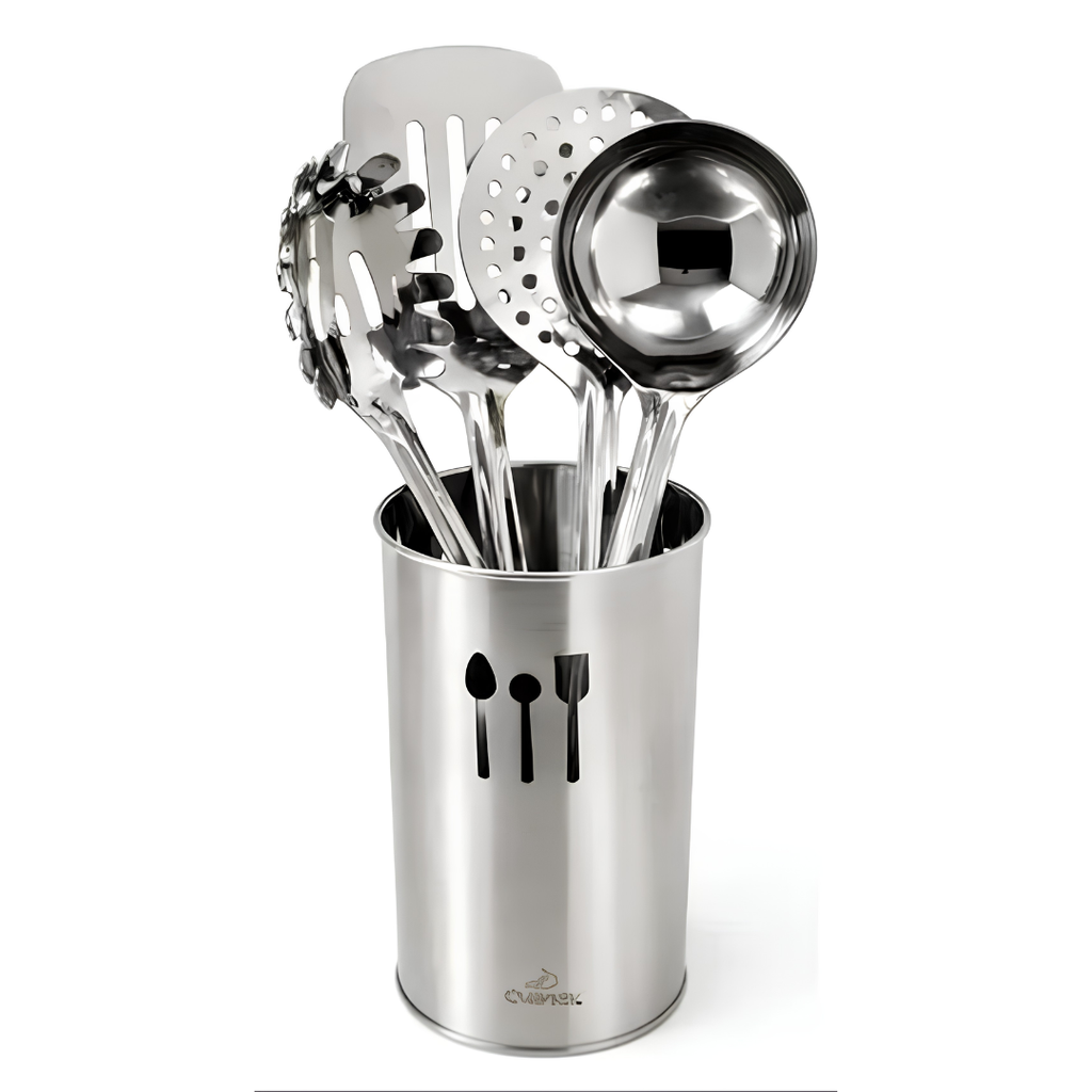 Set de Utensilios de Cocina Acero Inoxidable Cuiner