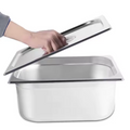 Contenedor Gastronomico GN 1/1 Acero Inoxidable 53x32.5x15 cm con Tapa