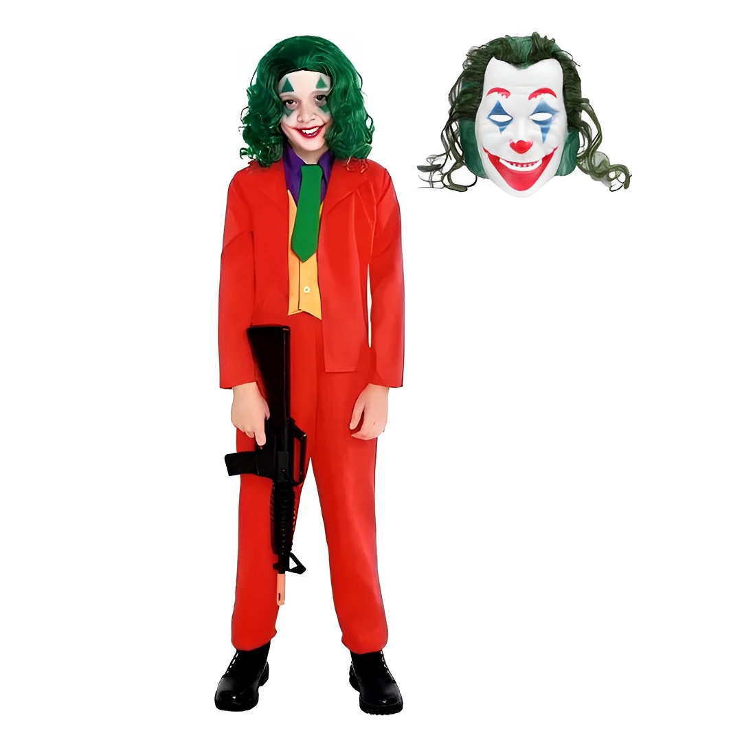 Disfraz Guason Joker Niño + Mascara (10 - 12 Años)