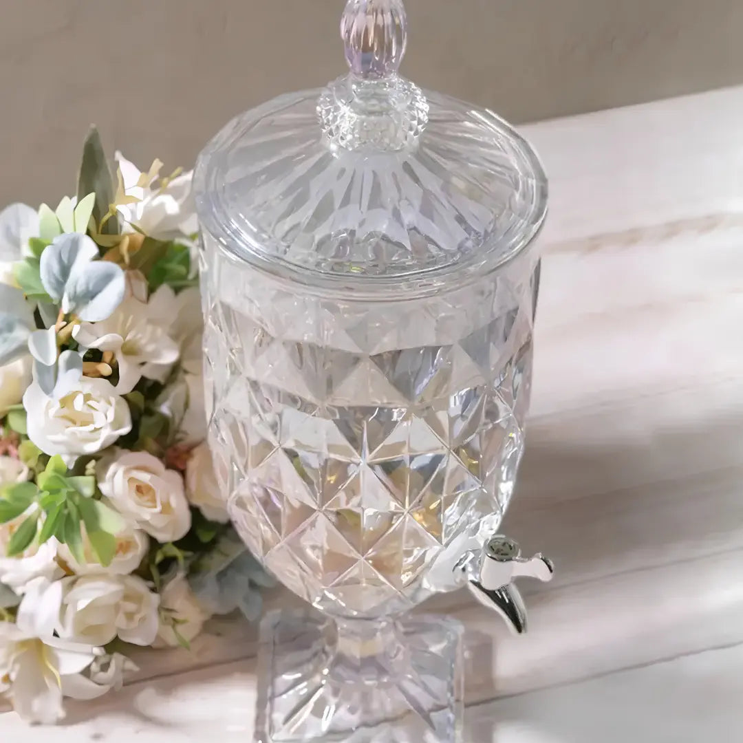 Dispensador de Bebidas de Vidrio 4,5 L con Grifo | Glassware