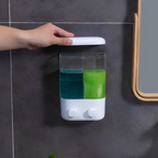 Dispensador de Jabón Doble 1000ml | Ideal para Baño y Cocina