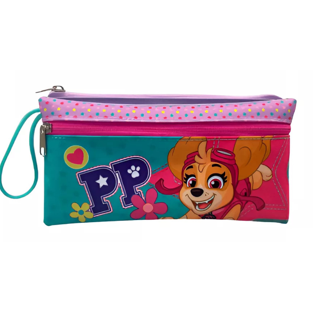 Estuche Escolar Skye Paw Patrol Doble Compartimiento