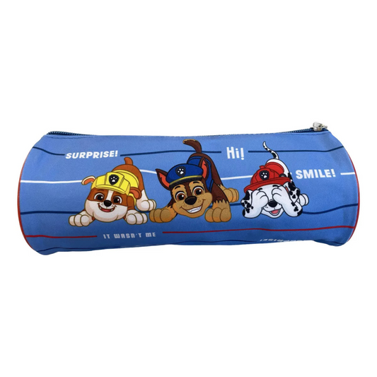 Estuche Escolar Cilindrico Paw Patrol Niño