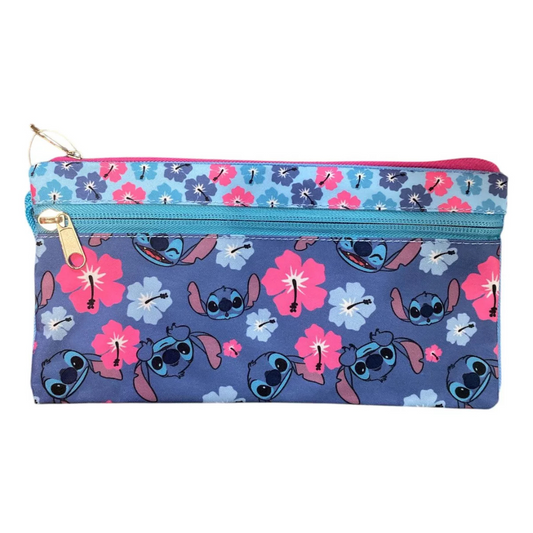 Estuche Escolar Stitch Doble Compartimiento