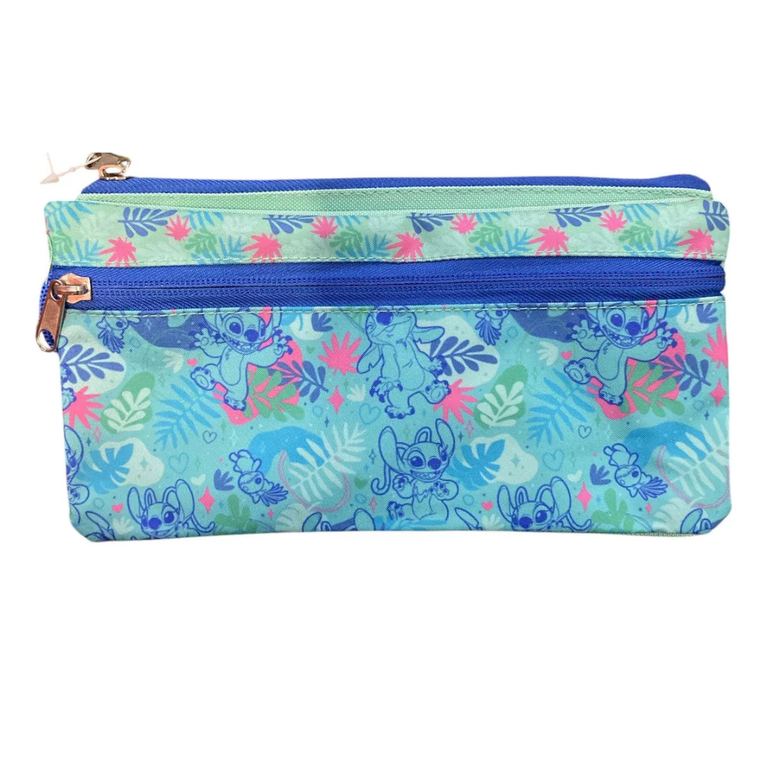 Estuche Escolar Stitch Doble Compartimiento