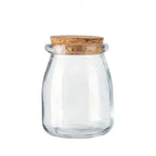 Set de 12 Frascos de Vidrio 200 ml con Tapa de Corcho