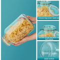 Frasco Canister de Vidrio con Tapa 3200 Ml