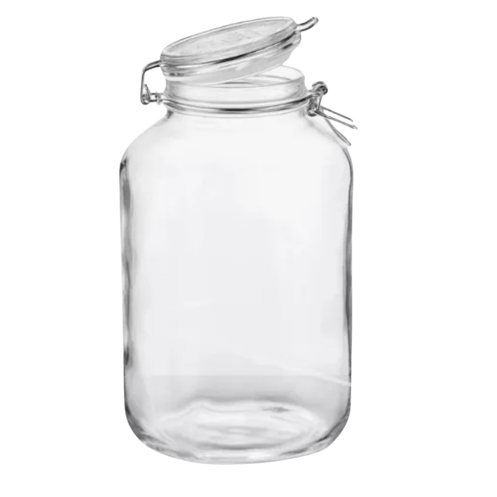 Frasco Canister de Vidrio con Tapa 3200 Ml