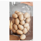 Frasco Hermético Vidrio 3800ml con Tapa Bambú