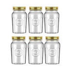 Set 6 Frascos Conserveros 1.5 Litros Americanos Vintage