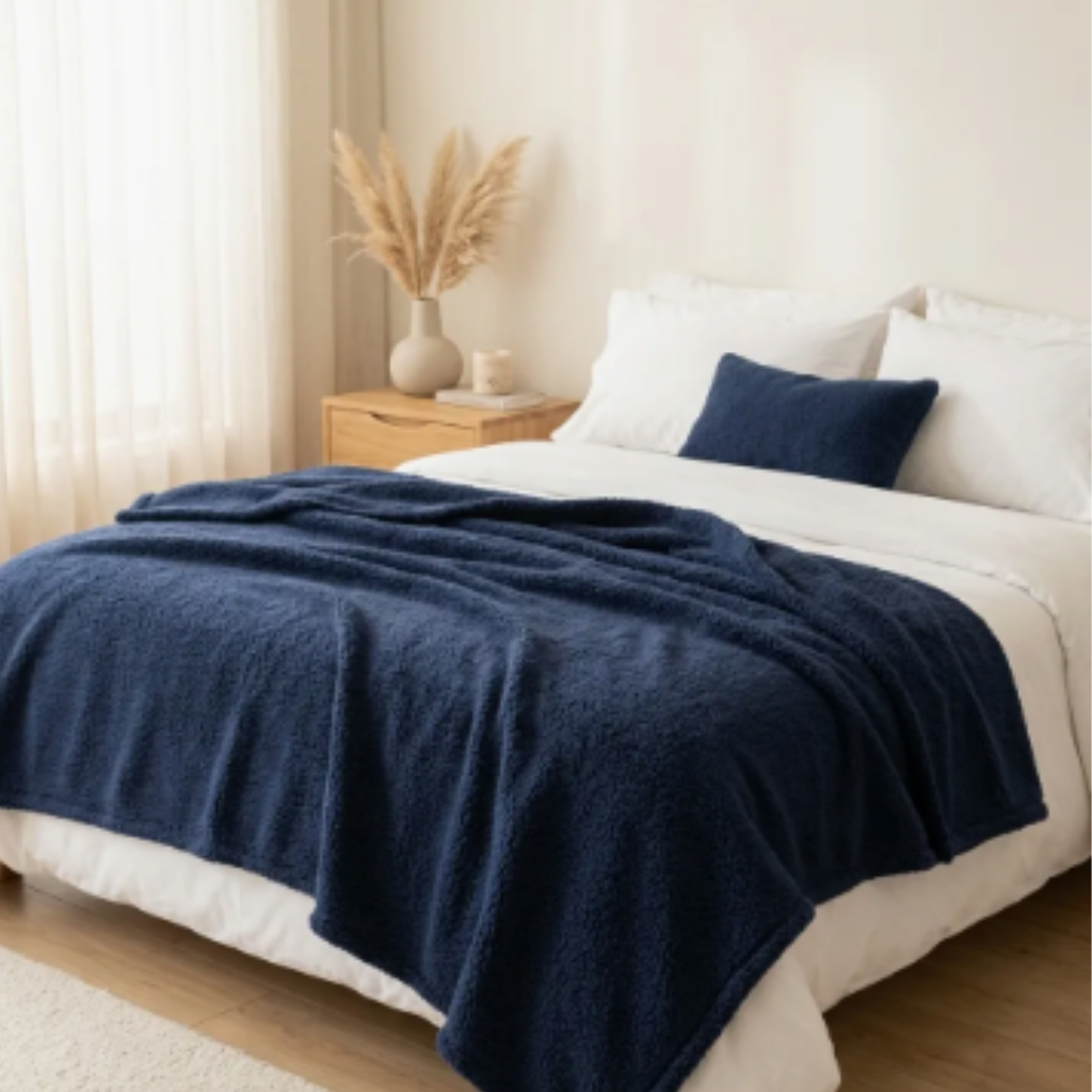 Manta Frazada Jacquard Sherpa Martine 127x152 cm