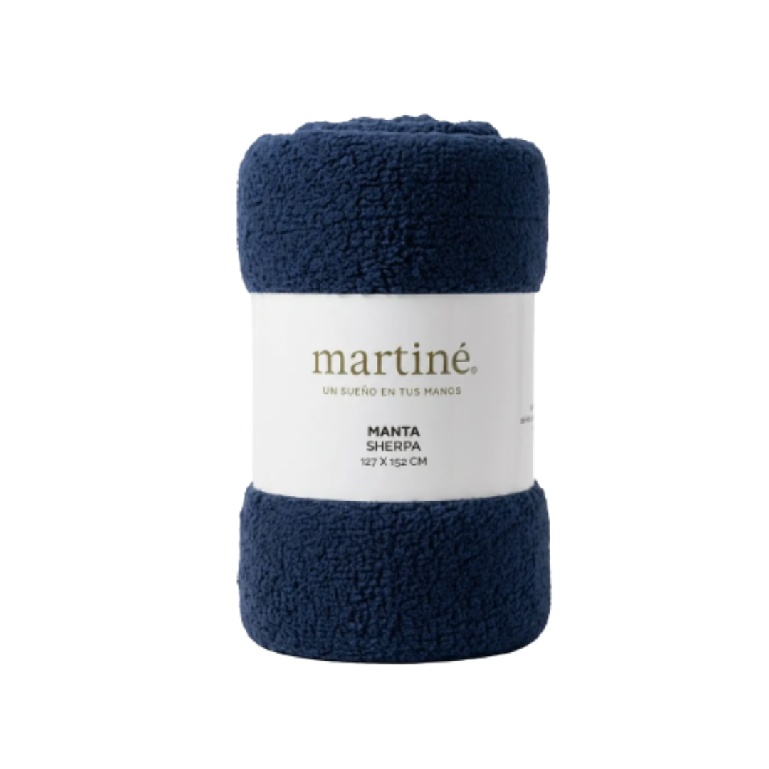 Manta Frazada Jacquard Sherpa Martine 127x152 cm