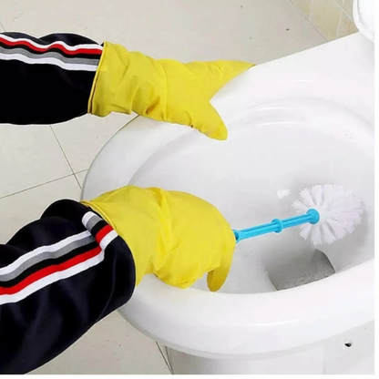 Guantes de Aseo de Látex Amarillos Talla L