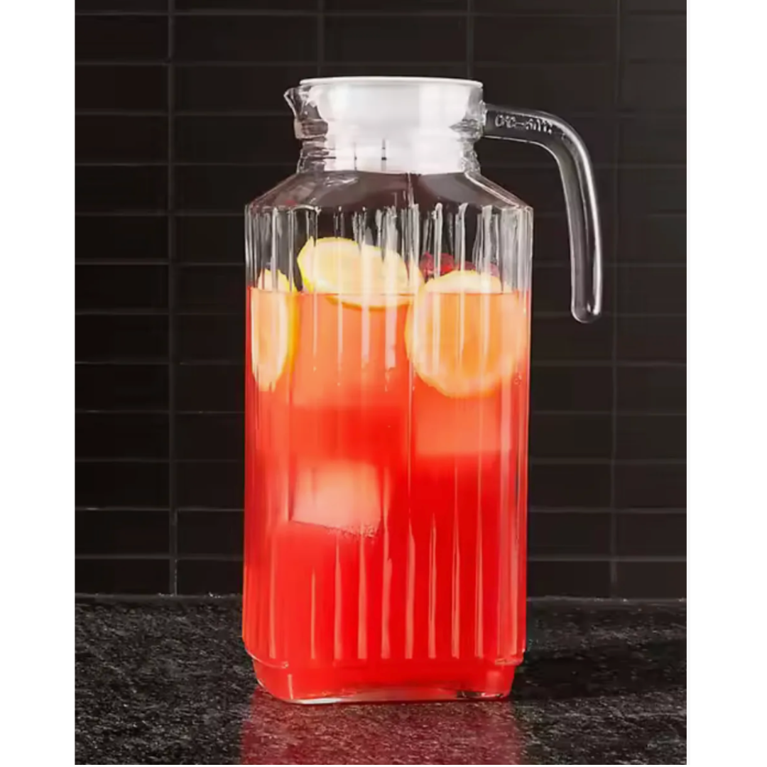Jarra de Vidrio con Tapa 1.6 Litros