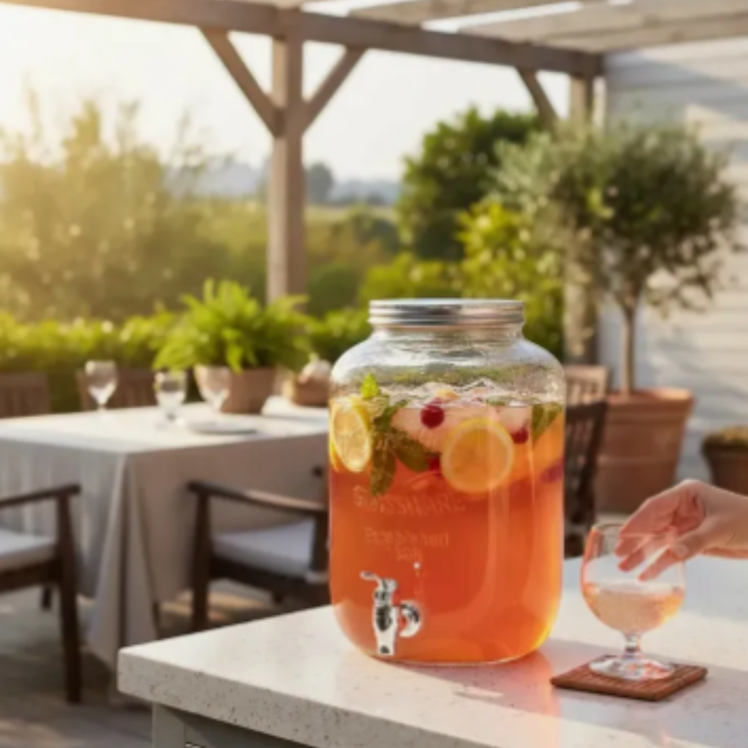 Jarro Dispensador 4 Litros con Grifo para Bebidas