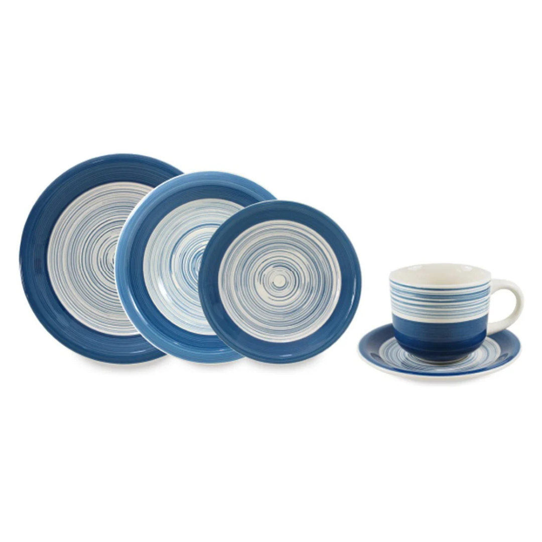 Juego de Vajilla Loza 30 Piezas Porcelana Amelie