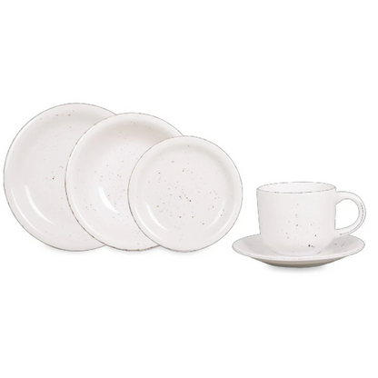 Juego de Vajilla Loza 30 Piezas Porcelana Amelie