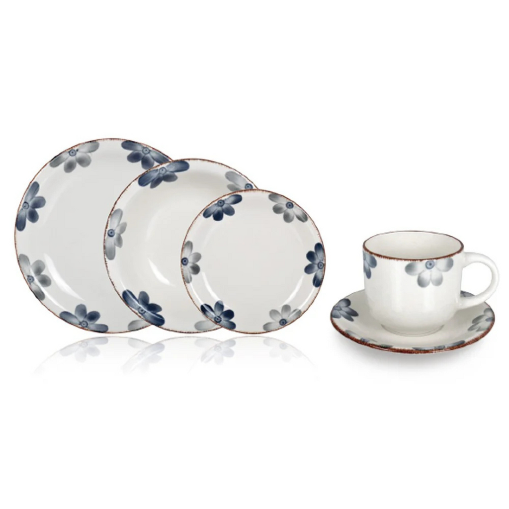 Juego de Vajilla Loza 30 Piezas Porcelana
