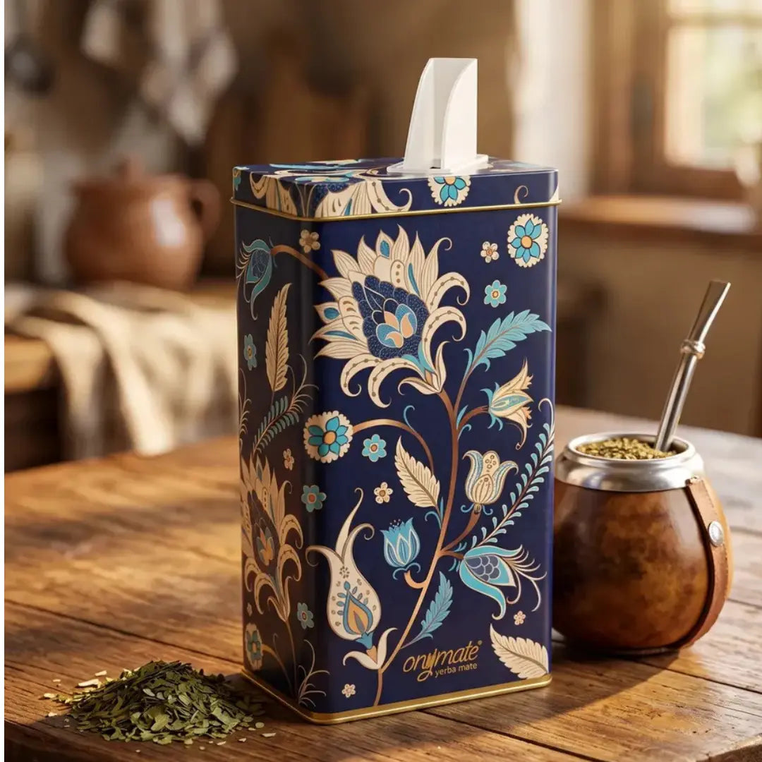 Lata Yerbera Dispensadora para Yerba Mate 500 g Anymate