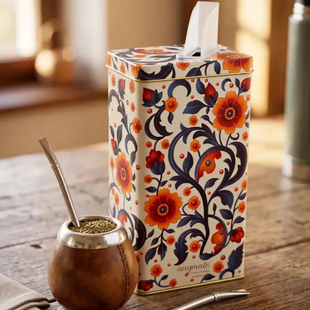 Lata Yerbera Dispensadora para Yerba Mate 500 g Anymate