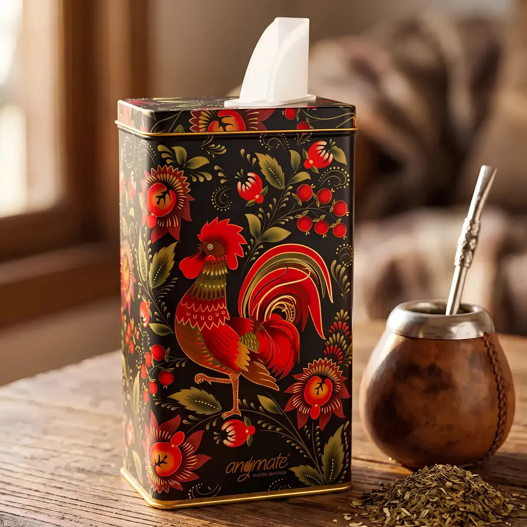 Lata Yerbera Dispensadora para Yerba Mate 500 g Anymate