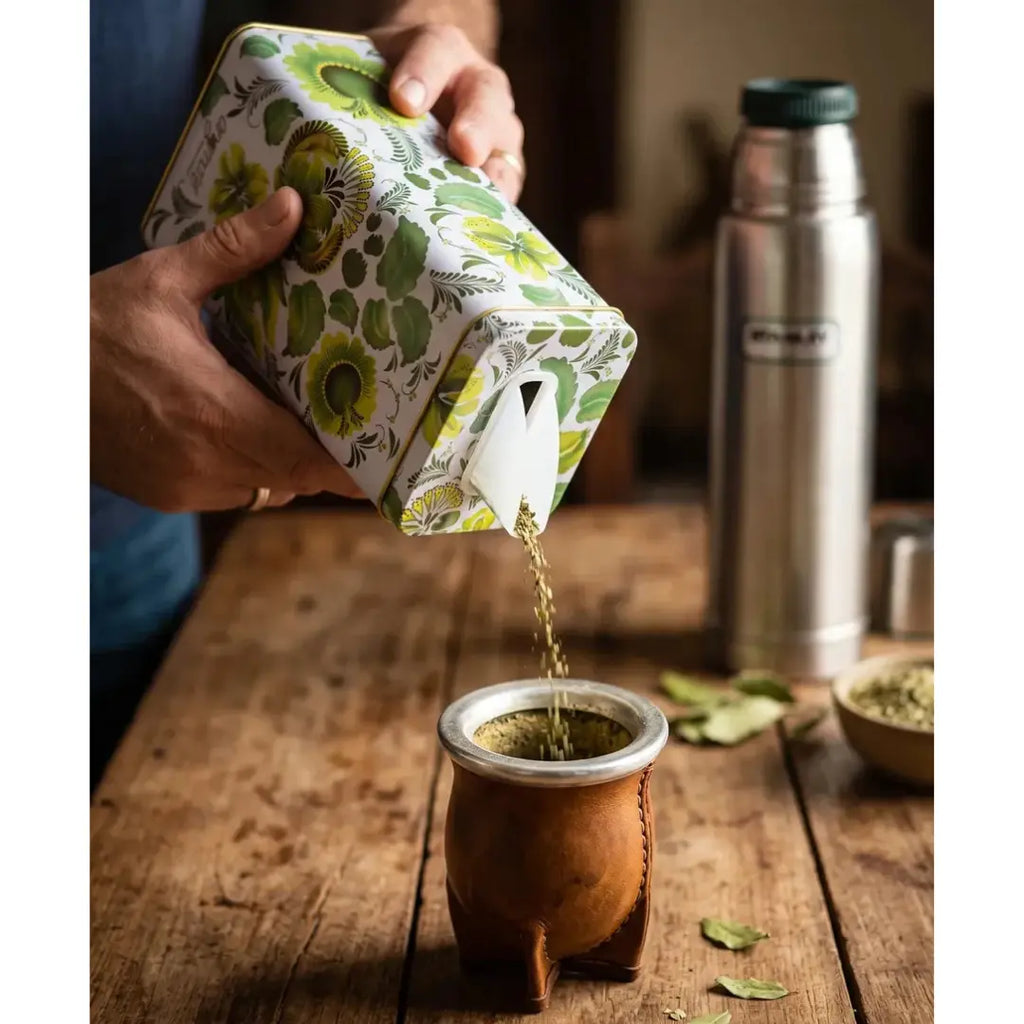 Lata Yerbera Dispensadora para Yerba Mate 500 g Anymate