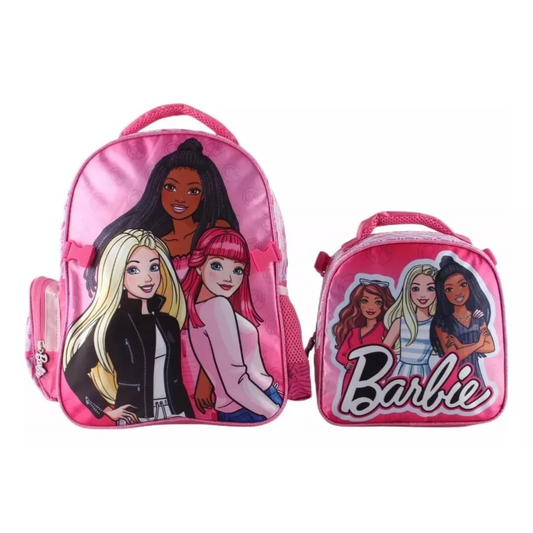 Pack Escolar Mochila + Lonchera Barbie