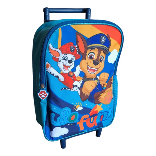 Mochila Escolar con Ruedas Paw Patrol Niño