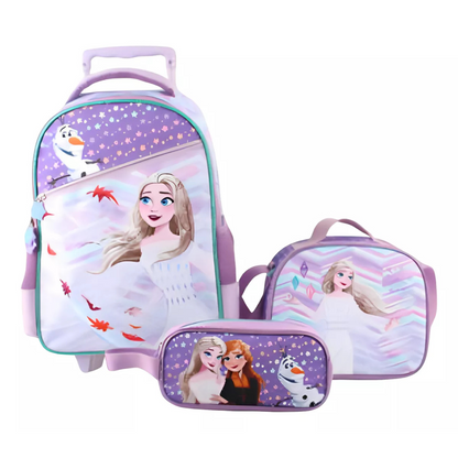 Pack Escolar Mochila + Estuche + Lonchera Frozen