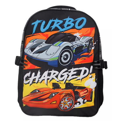 Set de Mochila con Lonchera Escolar Hotwheels