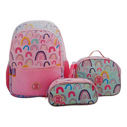 Pack Escolar Mochila + Lonchera + Estuche Pop Street