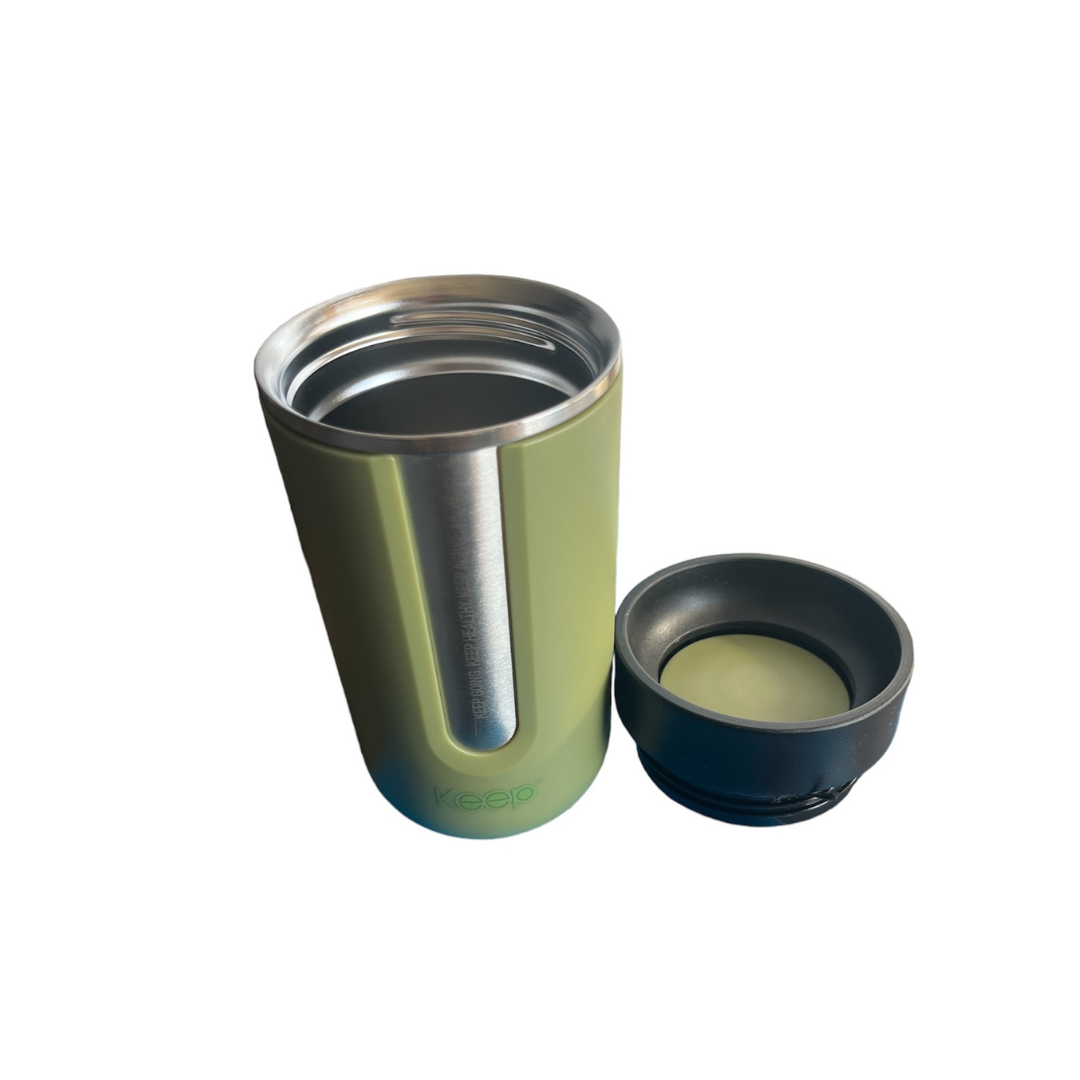 Mug Vaso Termico con Boton 400 ML Keep Warmy