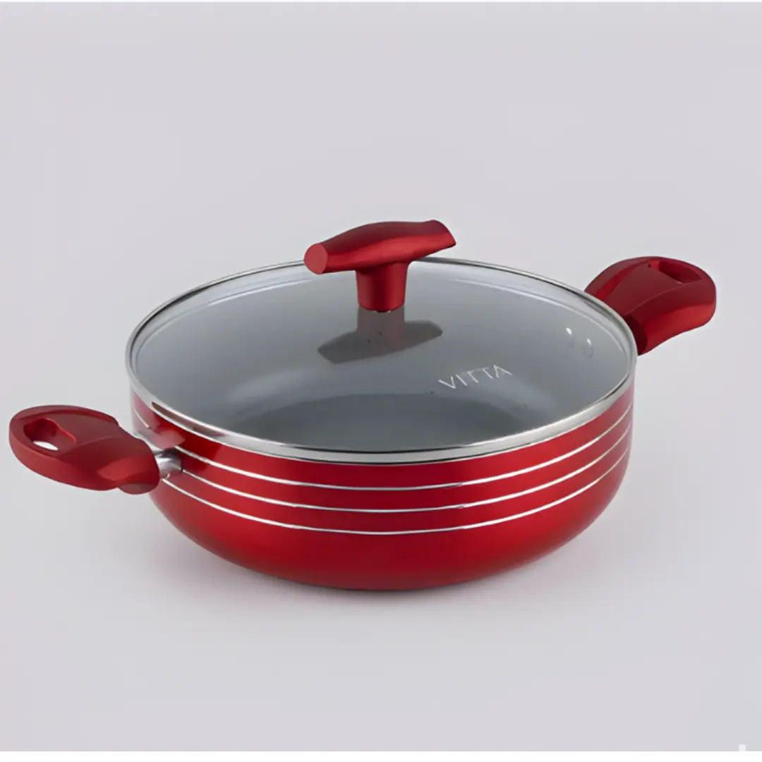 Olla Arrocera 24cm Vitta Rosso 2.8L Antiadherente