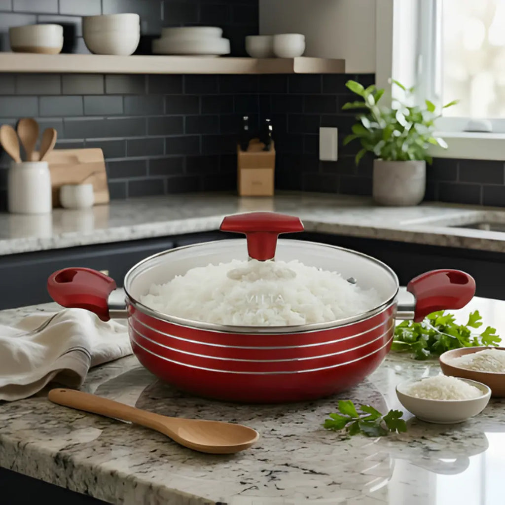 Olla Arrocera 24cm Vitta Rosso 2.8L Antiadherente