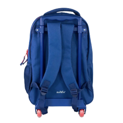 Tripack Escolar Mochila con Ruedas + Estuche + Lonchera U de Chile