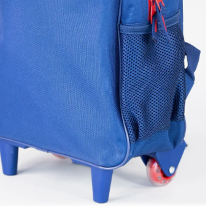 Tripack Escolar Mochila con Ruedas + Estuche + Lonchera U de Chile