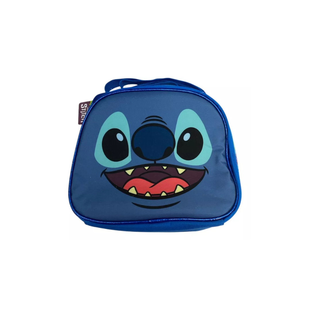 Pack Escolar 3 Piezas Stitch (Mochila con ruedas + Estuche + Lonchera)