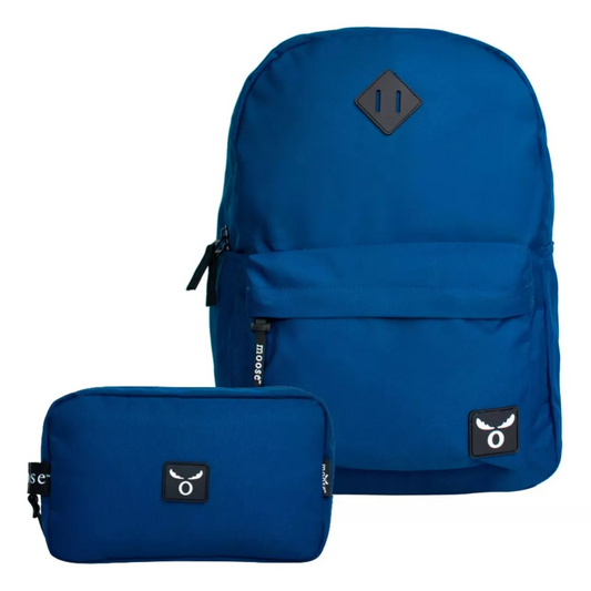 Mochila con Estuche Moose Color Azul (16 Litros)