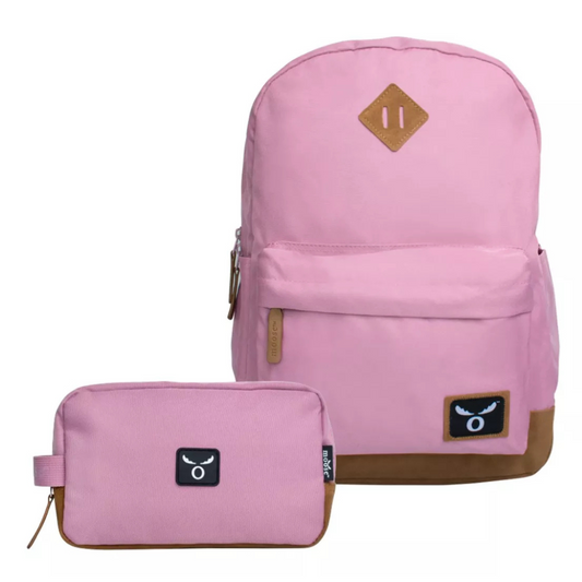 Mochila con Estuche Moose Color Rosa (16 Litros)