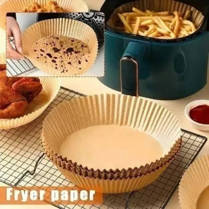 Protector Airfryer Forro Papel Antiadherente 100 Und