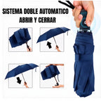 Paraguas Plegable Automatico Antiviento 16 Varillas Reforzadas